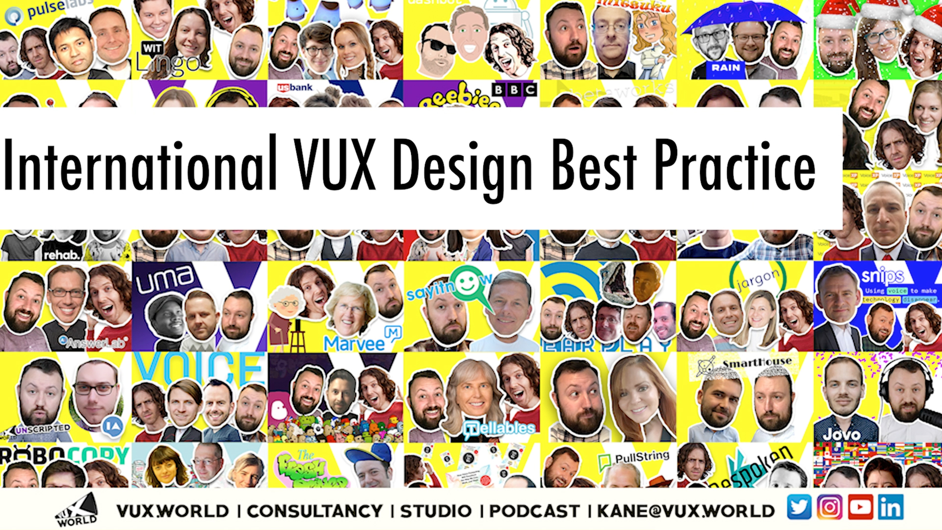 International VUX design best practice workshop • VUX World