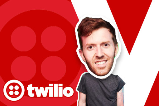 Twilio website hero