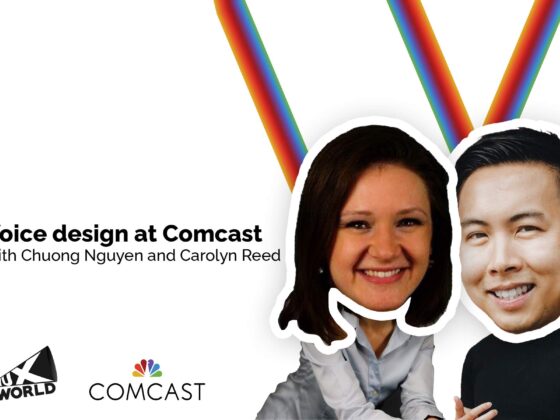 Chuong Nguyen and Carolyn Reed voice design at Comcast