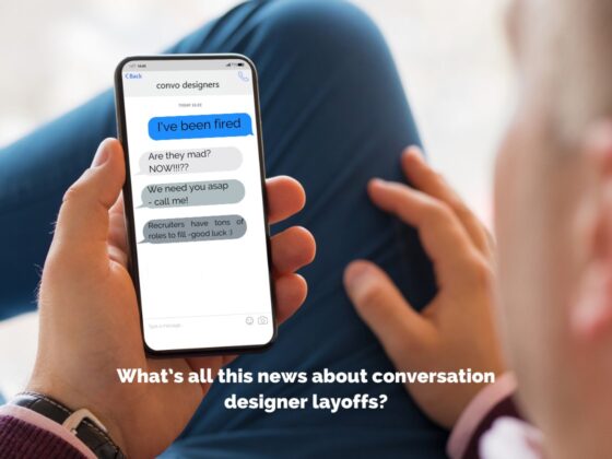 What's this news about conversation designer layoffs?