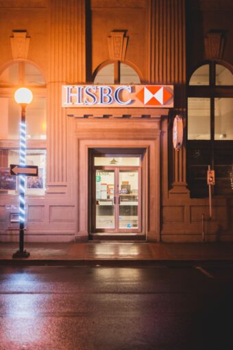 Image of an HSBC bank