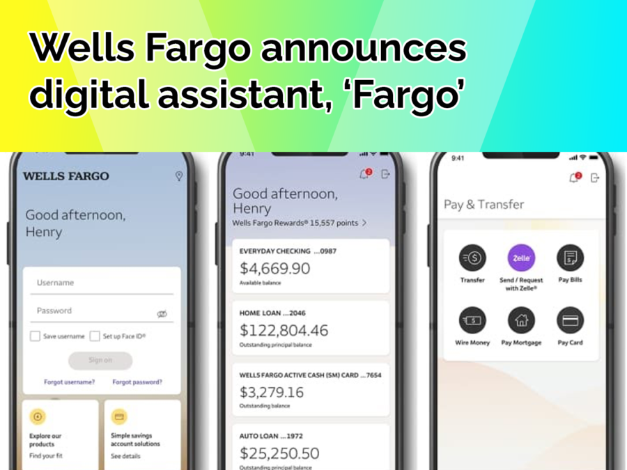 wells fargo announce digital assistant fargo